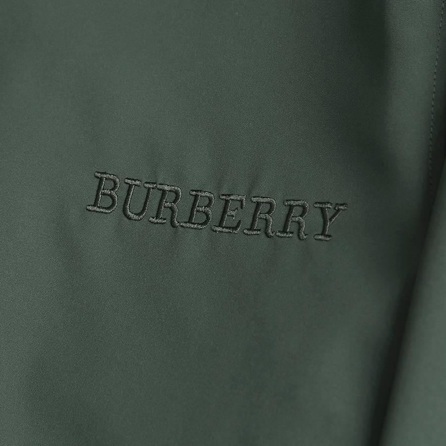 BURBERRY バーバリー メンズ ジャケット ボマージャケット ナイロン ロゴワッペン ダブルジップ 秋冬 フリース ブラック - 画像 5