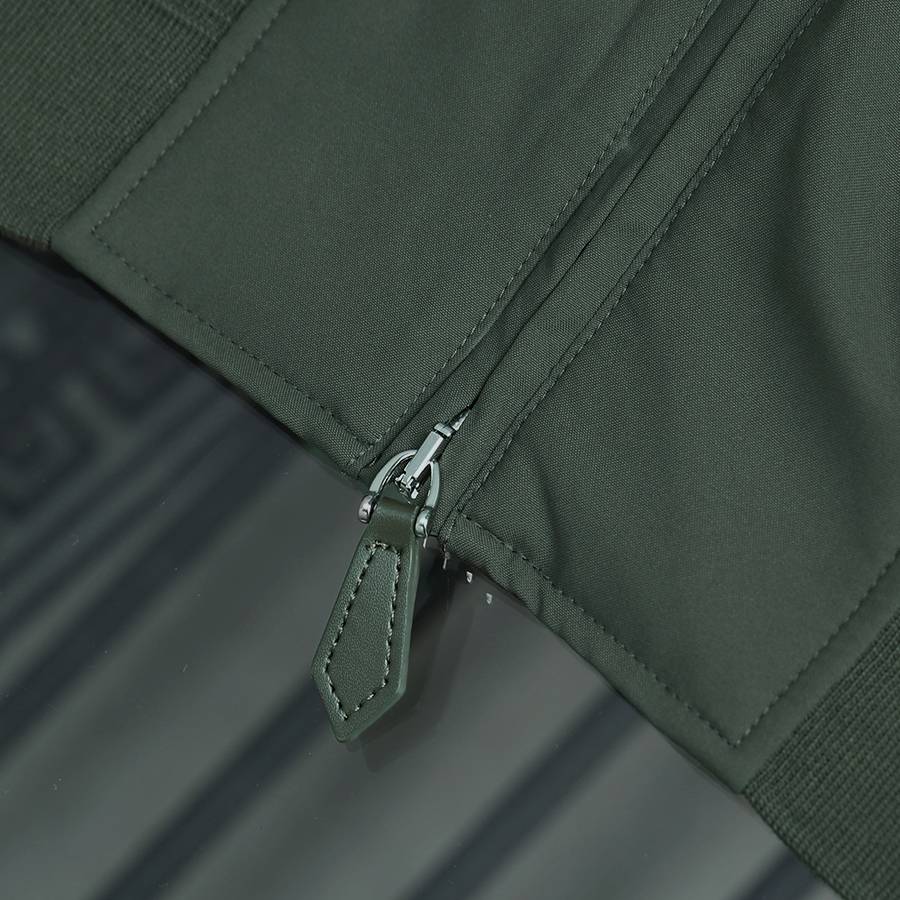 BURBERRY バーバリー メンズ ジャケット ボマージャケット ナイロン ロゴワッペン ダブルジップ 秋冬 フリース ブラック - 画像 13