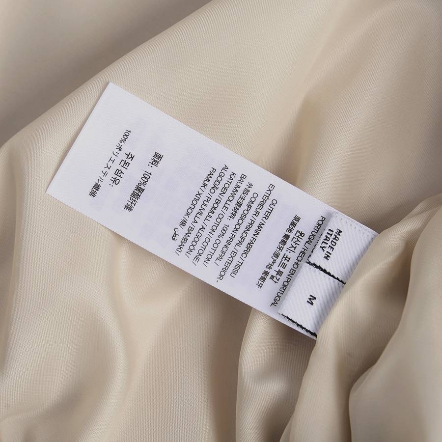 BURBERRY バーバリー メンズ ジャケット スタンドカラージャケット ナイロン ロゴワッペン ドローコード ミリタリー 秋冬 ベージュ - 画像 13
