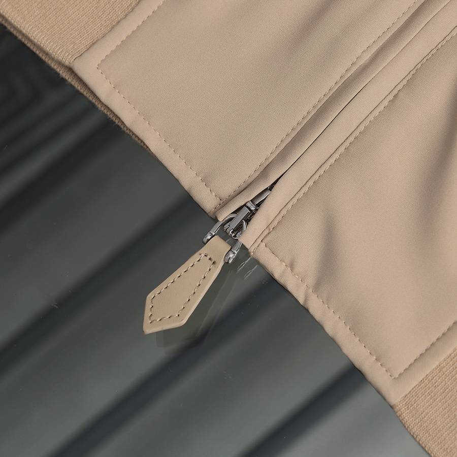 BURBERRY バーバリー メンズ ジャケット スタンドカラージャケット ナイロン ロゴワッペン ドローコード ミリタリー 秋冬 ベージュ - 画像 16