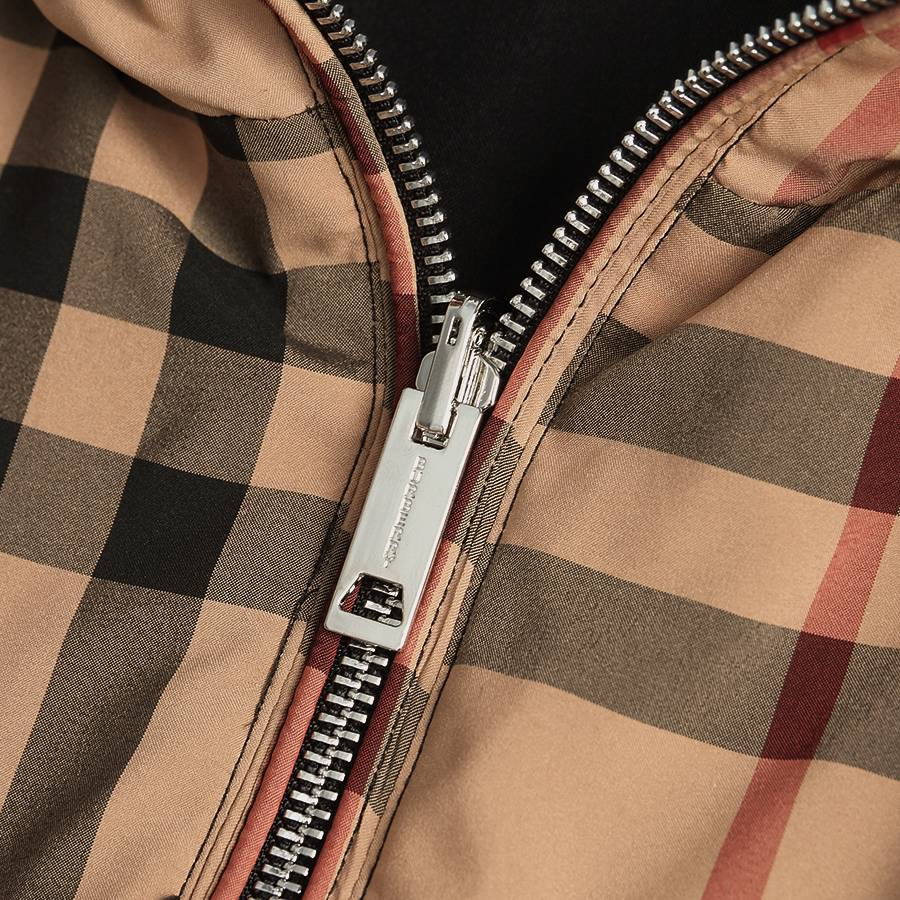 BURBERRY バーバリー メンズ ジャケット ブルゾン マウンテンパーカー ナイロン ロゴワッペン ダブルジップ ブラック - 画像 11