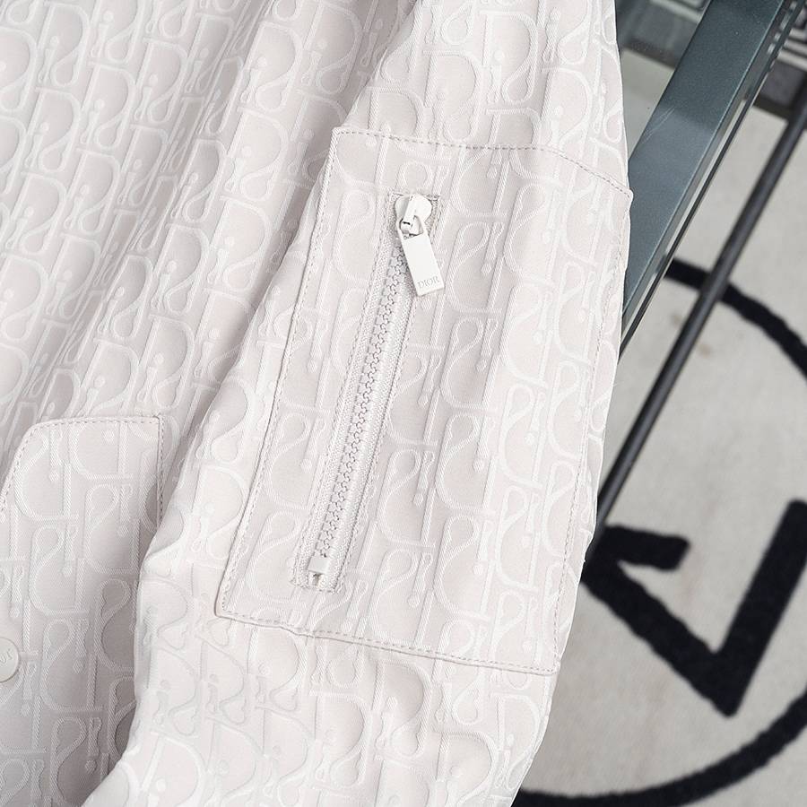 Christian Dior ディオール メンズ ジャケット ブルゾン ライトウェイト キルティング デザイン レギュラーフィット ホワイト - 画像 14