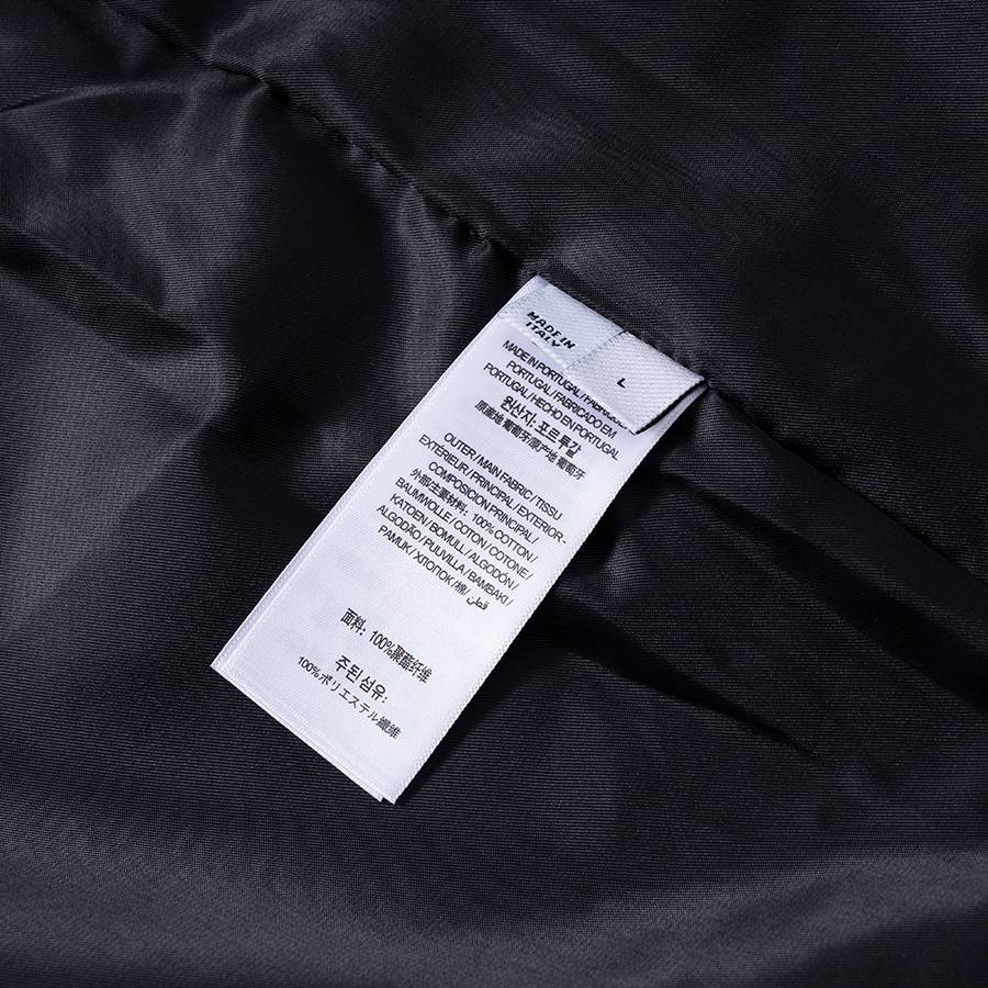 BURBERRY バーバリー メンズ ブルゾン MA 1 ナイロン ロゴワッペン ダブルジップ 秋冬 防寒 ブラック - 画像 11