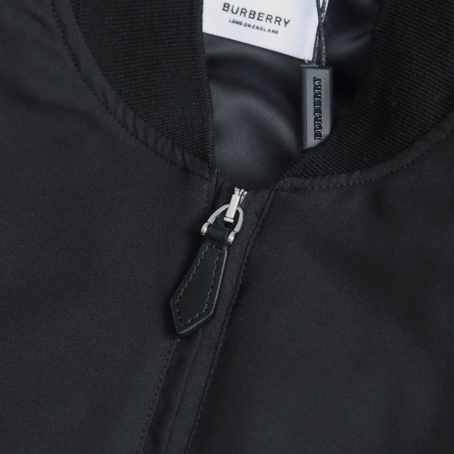 BURBERRY バーバリー メンズ ブルゾン マウンテンパーカー ナイロン ロゴワッペン ダブルジップ 秋冬 防寒 ブラック M 3XL - 画像 7