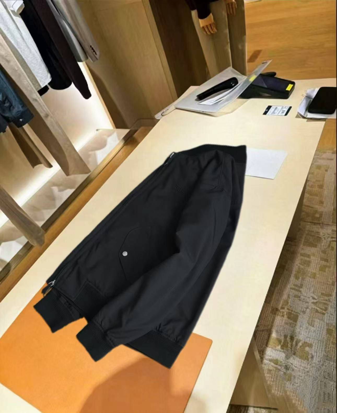 BURBERRY バーバリー メンズ ブルゾン マウンテンパーカー ナイロン ロゴワッペン ダブルジップ 秋冬 防寒 ブラック M 3XL - 画像 9
