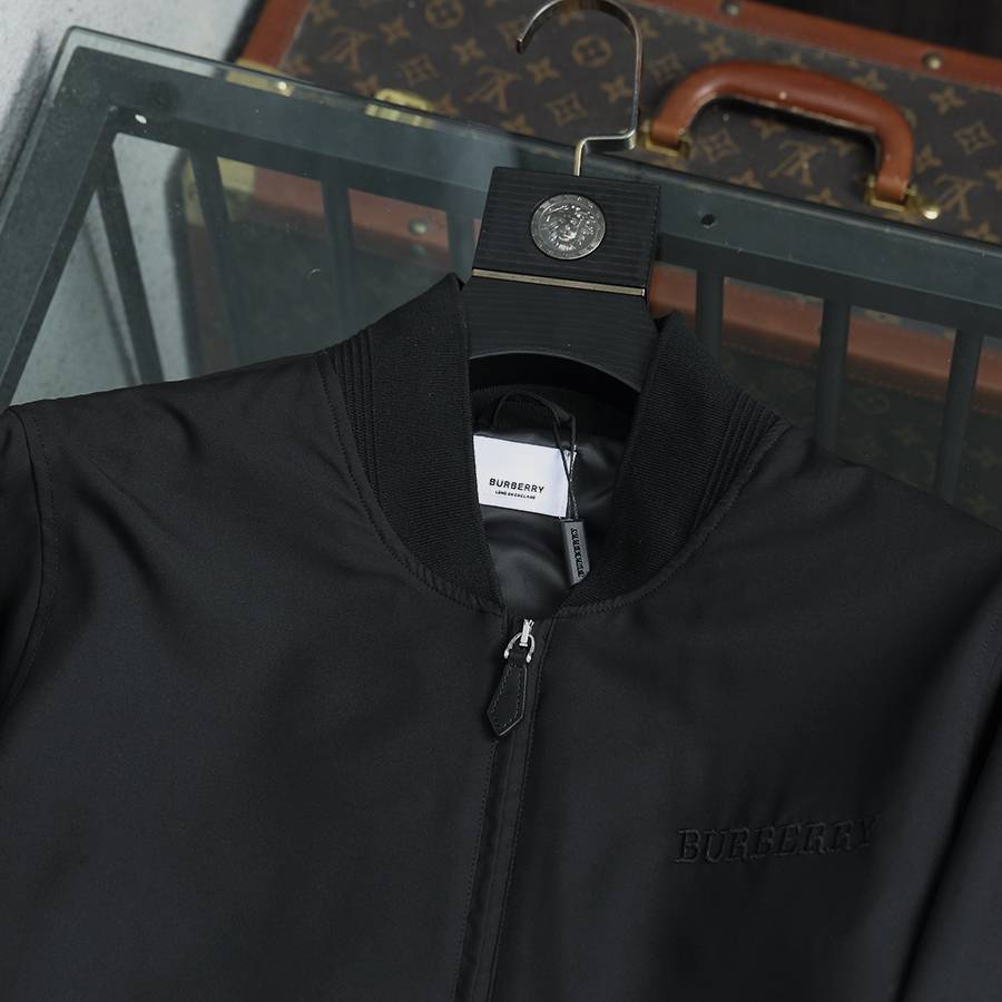 BURBERRY バーバリー メンズ ブルゾン マウンテンパーカー ナイロン ロゴワッペン ダブルジップ 秋冬 防寒 ブラック M 3XL - 画像 11