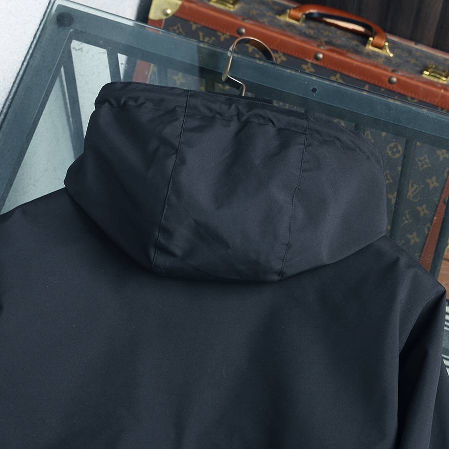 BURBERRY バーバリー メンズ ブルゾン マウンテンパーカー キルティング ナイロン フーデッドジャケット 秋冬 ブラック 3XL - 画像 7