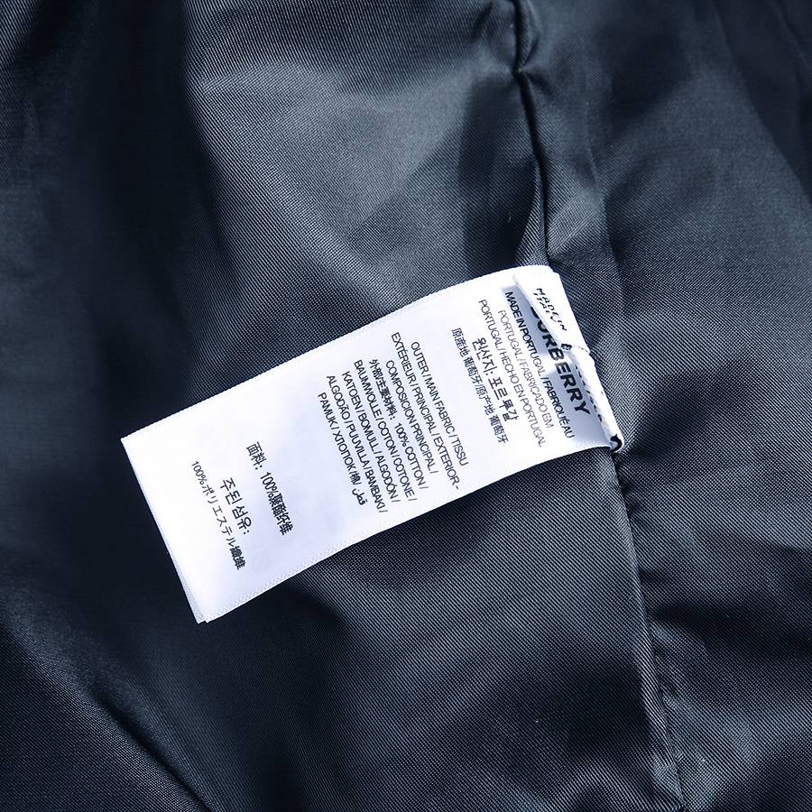 BURBERRY バーバリー メンズ ブルゾン マウンテンパーカー キルティング ナイロン フーデッドジャケット 秋冬 ブラック 3XL - 画像 11
