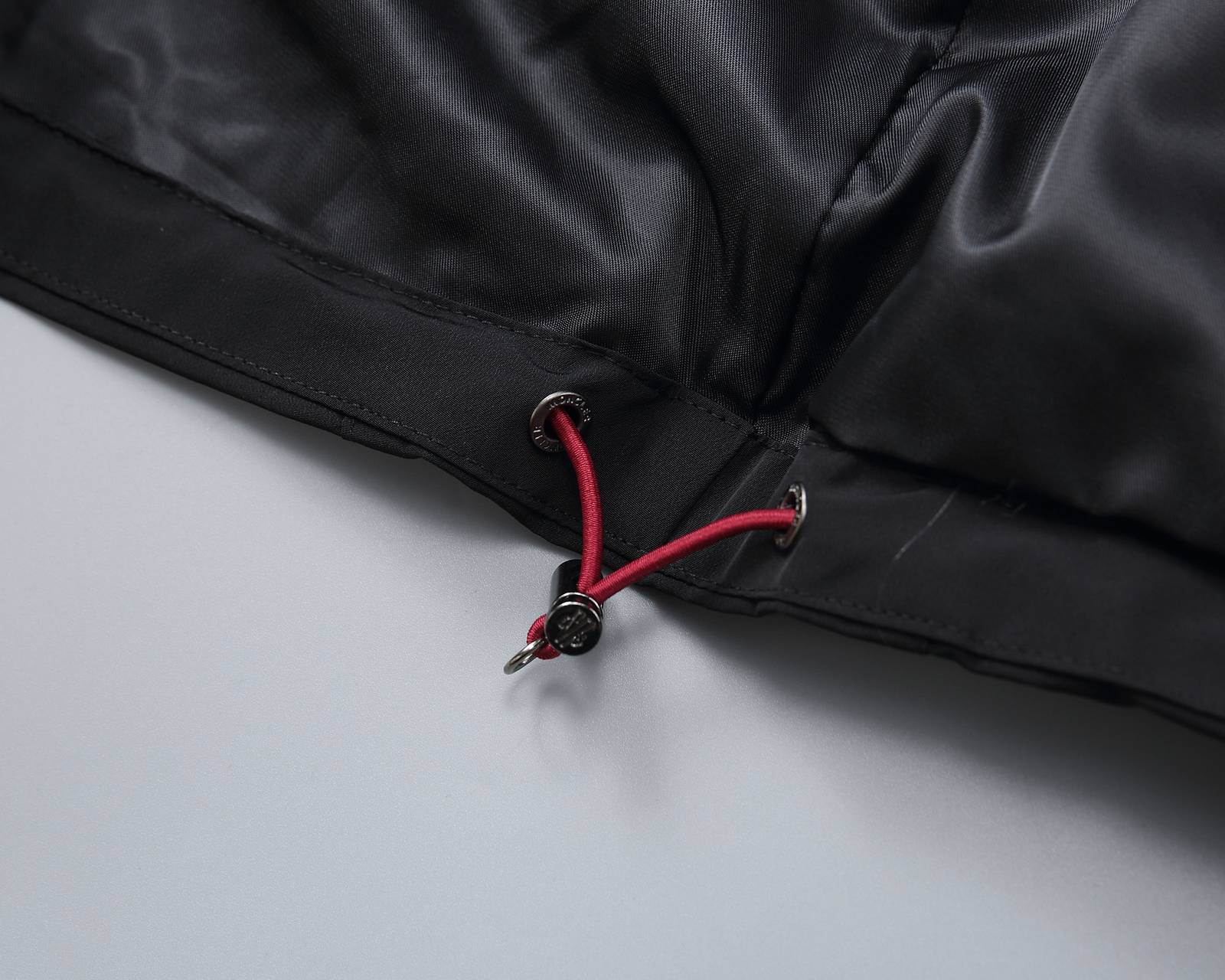 MONCLER モンクレール メンズ ジャケット ブルゾン ナイロン ロゴワッペン ダブルジップ 3XLB23210 ブラック - 画像 12