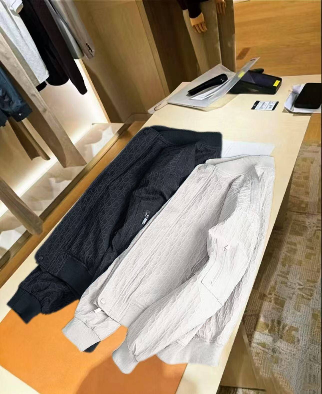 Christian Dior ディオール メンズ ジャケット ブルゾン マウンテンパーカー キルティング ナイロン ブラック M 3XL - 画像 9