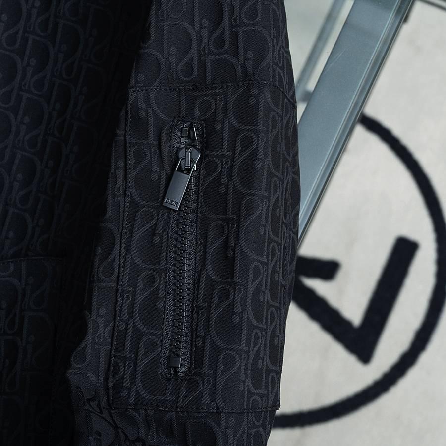 Christian Dior ディオール メンズ ジャケット ブルゾン マウンテンパーカー キルティング ナイロン ブラック M 3XL - 画像 12