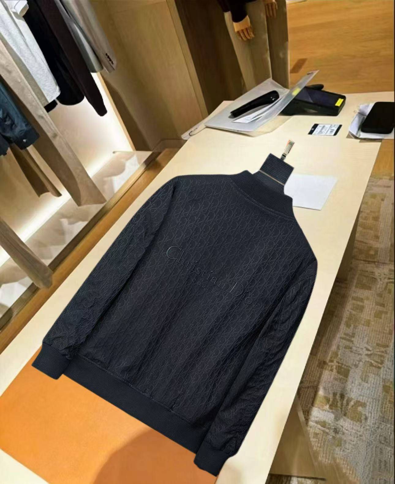 Christian Dior ディオール メンズ ジャケット ブルゾン マウンテンパーカー キルティング ナイロン ブラック M 3XL - 画像 20