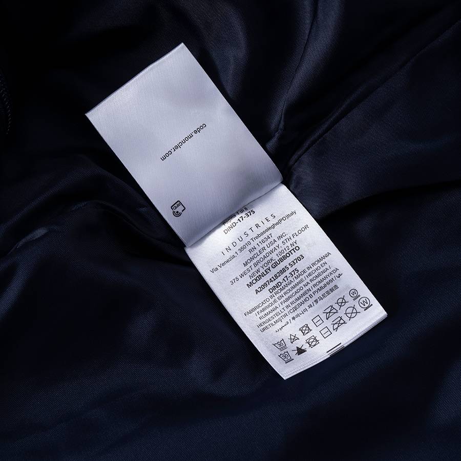 MONCLER モンクレール メンズ ジャケット マウンテンパーカー ナイロン ロゴワッペン ダブルジップ グレー サイズM 3XL - 画像 12