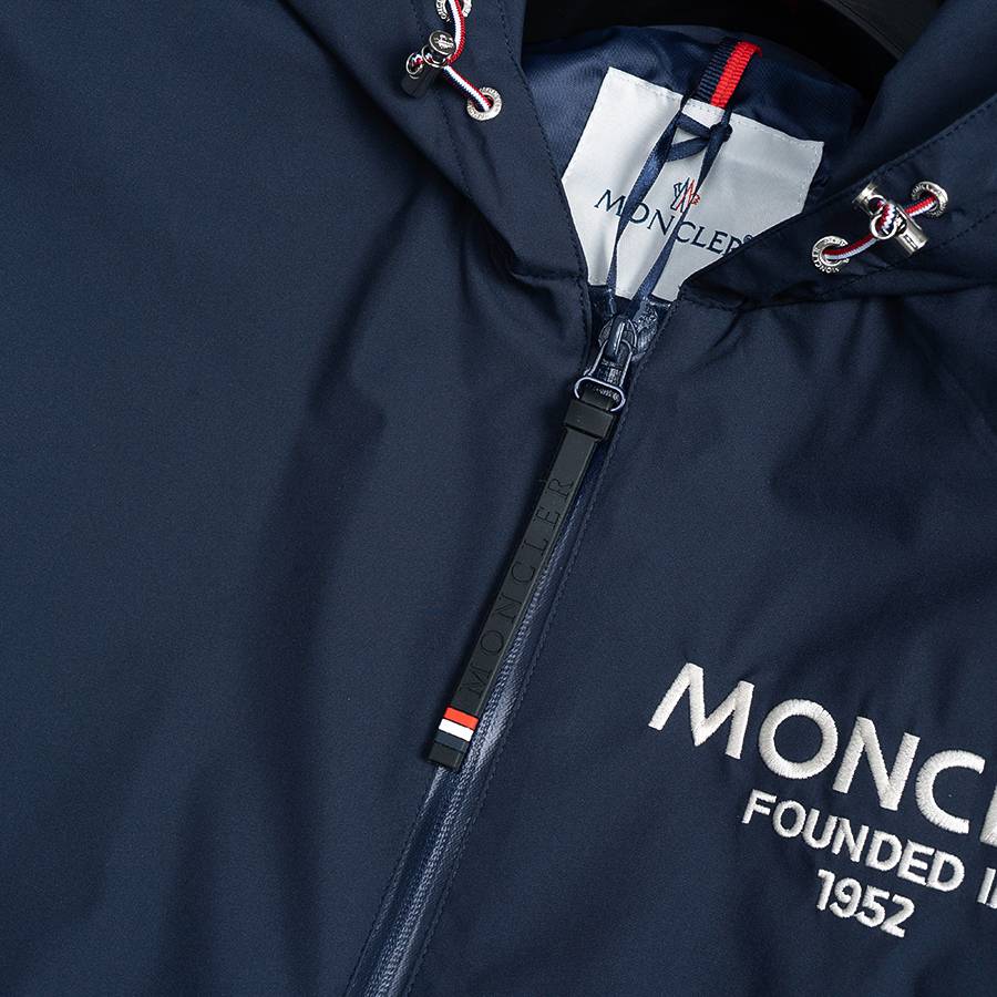 MONCLER モンクレール メンズ ジャケット マウンテンパーカー ナイロン ロゴワッペン ダブルジップ グレー サイズM 3XL - 画像 13