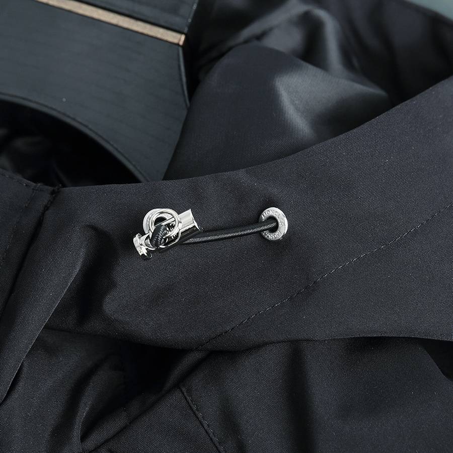 MONCLER モンクレール メンズ ブルゾン マウンテンパーカー ナイロン キルティング ロゴワッペン ブラック M 3XL - 画像 5