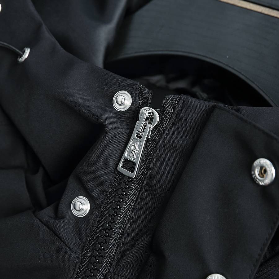 MONCLER モンクレール メンズ ブルゾン マウンテンパーカー ナイロン キルティング ロゴワッペン ブラック M 3XL - 画像 17
