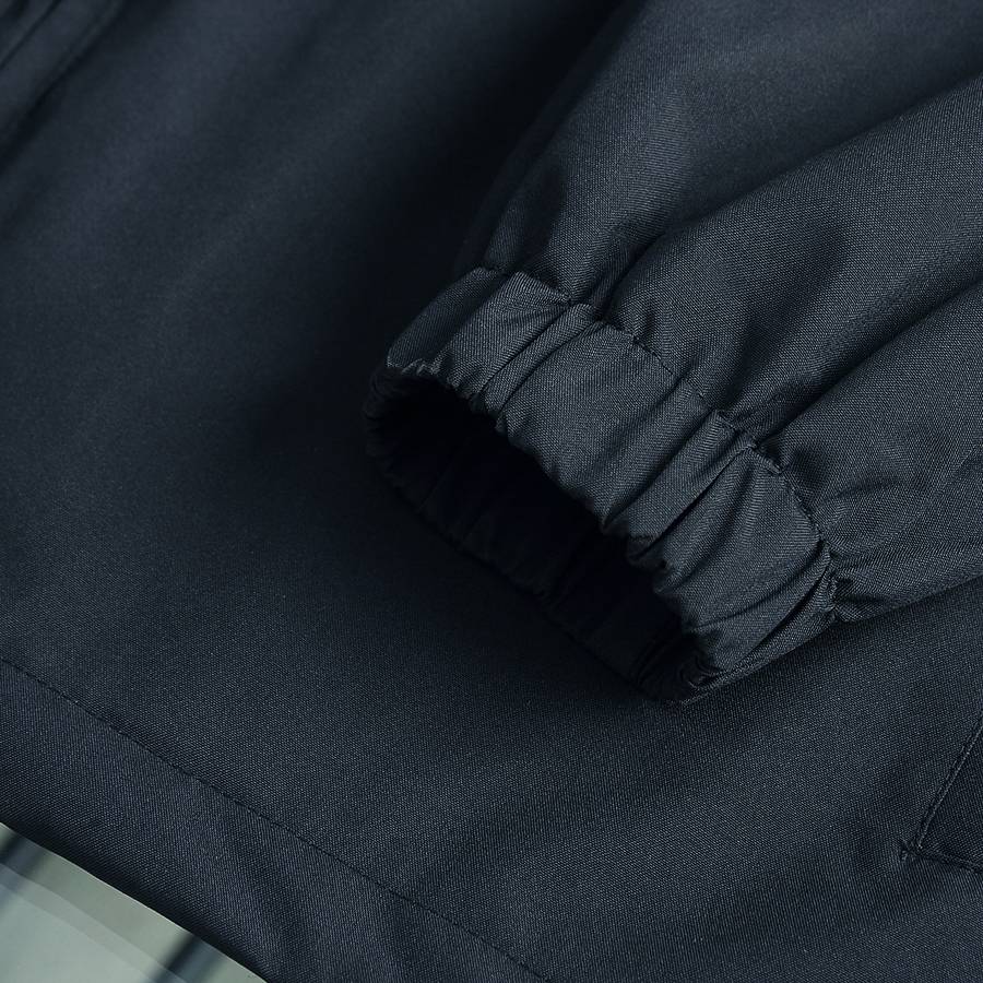 MONCLER モンクレール メンズ ジャケット マウンテンパーカー ナイロン ロゴワッペン ダブルジップ 秋冬 ブラック - 画像 5