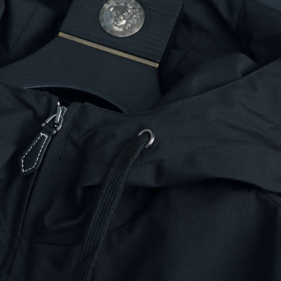 MONCLER モンクレール メンズ ジャケット マウンテンパーカー ナイロン ロゴワッペン ダブルジップ 秋冬 ブラック - 画像 14