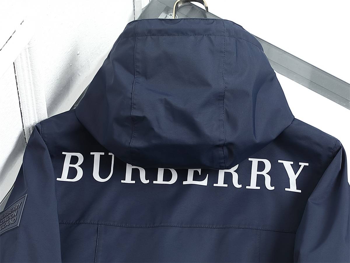 BURBERRY バーバリー メンズ ジャケット ブルゾン ナイロン キルティング マウンテンパーカー 秋冬 ネイビー - 画像 7