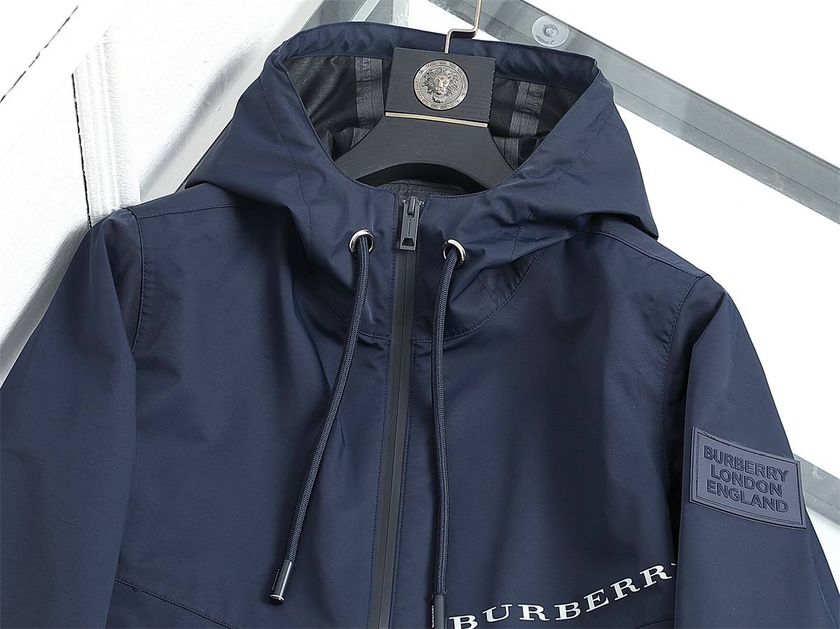 BURBERRY バーバリー メンズ ジャケット ブルゾン ナイロン キルティング マウンテンパーカー 秋冬 ネイビー - 画像 8