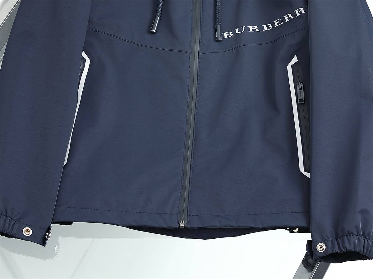BURBERRY バーバリー メンズ ジャケット ブルゾン ナイロン キルティング マウンテンパーカー 秋冬 ネイビー - 画像 11