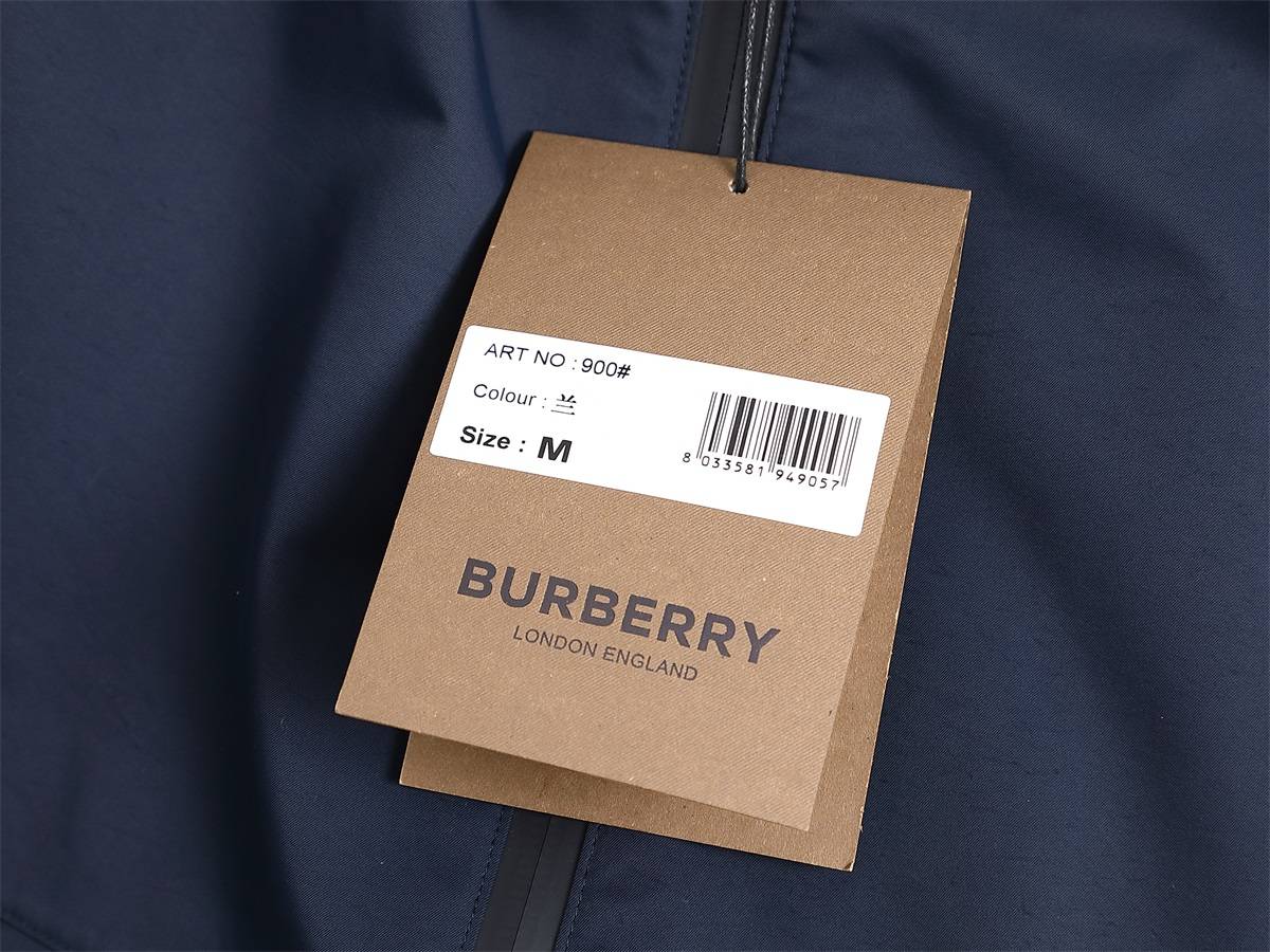 BURBERRY バーバリー メンズ ジャケット ブルゾン ナイロン キルティング マウンテンパーカー 秋冬 ネイビー - 画像 12