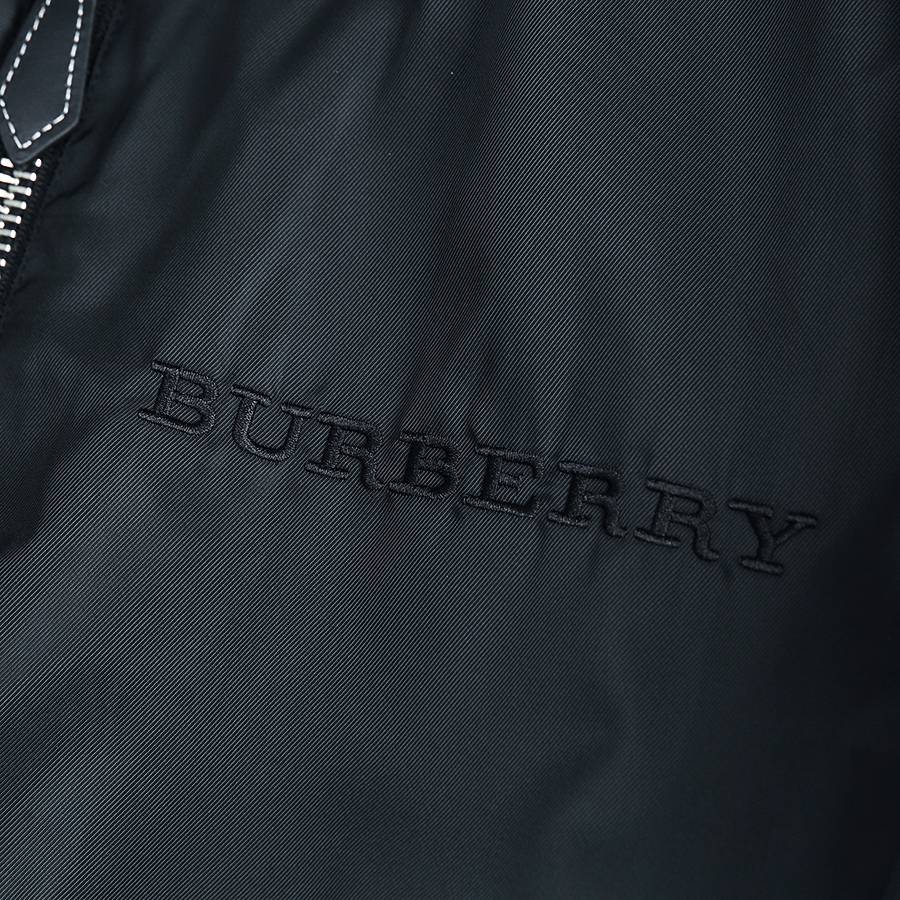BURBERRY バーバリー メンズ ブルゾン ボマージャケット ナイロン ロゴワッペン ミリタリー 秋冬 ブラック - 画像 5