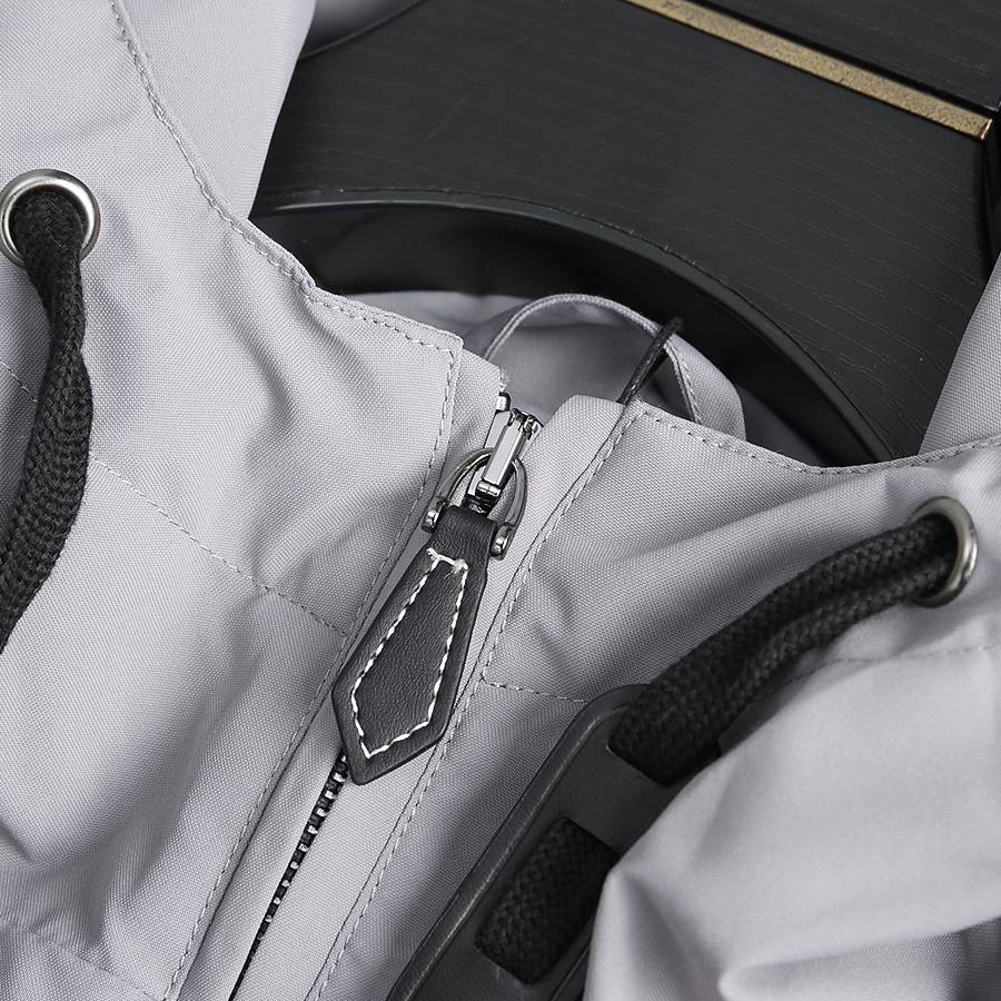 BURBERRY バーバリー メンズ ブルゾン ボマージャケット ロゴプリント ナイロン ジップアップ 秋冬 グレー - 画像 14