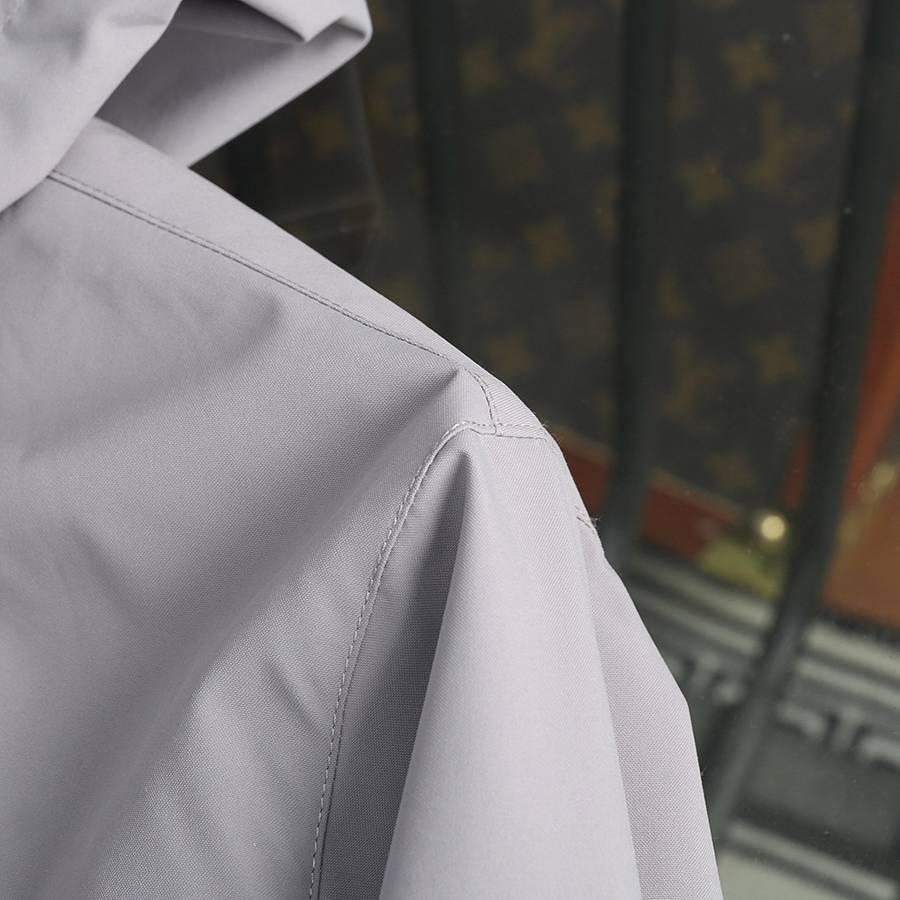 BURBERRY バーバリー メンズ ブルゾン ボマージャケット ロゴプリント ナイロン ジップアップ 秋冬 グレー - 画像 15