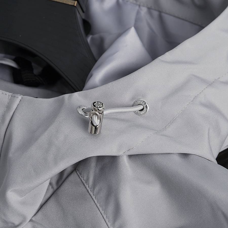 MONCLER モンクレール メンズ ジャケット ブルゾン ナイロン ロゴワッペン マウンテンパーカー 秋冬 グレー - 画像 13