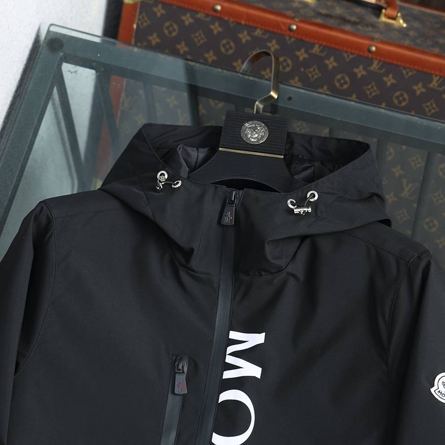 MONCLER モンクレール メンズ ダウンジャケット マウンテンパーカー キルティング ブラック M - 画像 6
