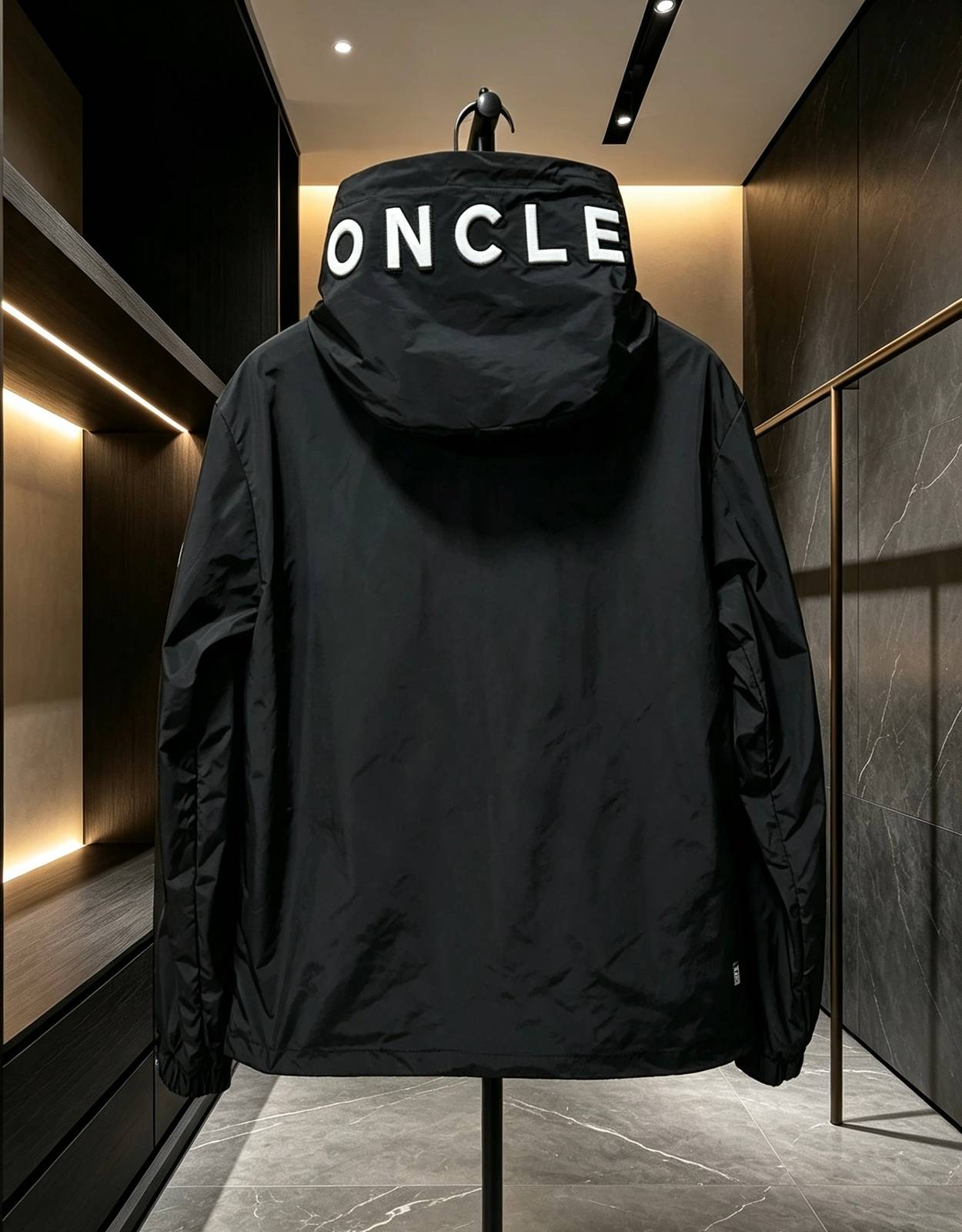 MONCLER モンクレール メンズ ダウンジャケット マウンテンパーカー キルティング ナイロン 秋冬防寒 ブラック M - 画像 12
