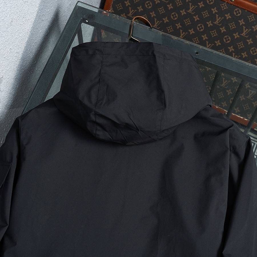 MONCLER モンクレール メンズ ダウンジャケット マウンテンパーカー キルティング ブラック M - 画像 5