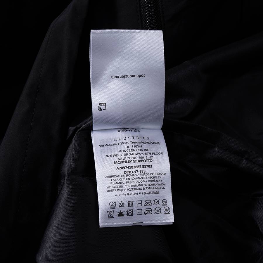 MONCLER モンクレール メンズ ダウンジャケット マウンテンパーカー キルティング ブラック M - 画像 12