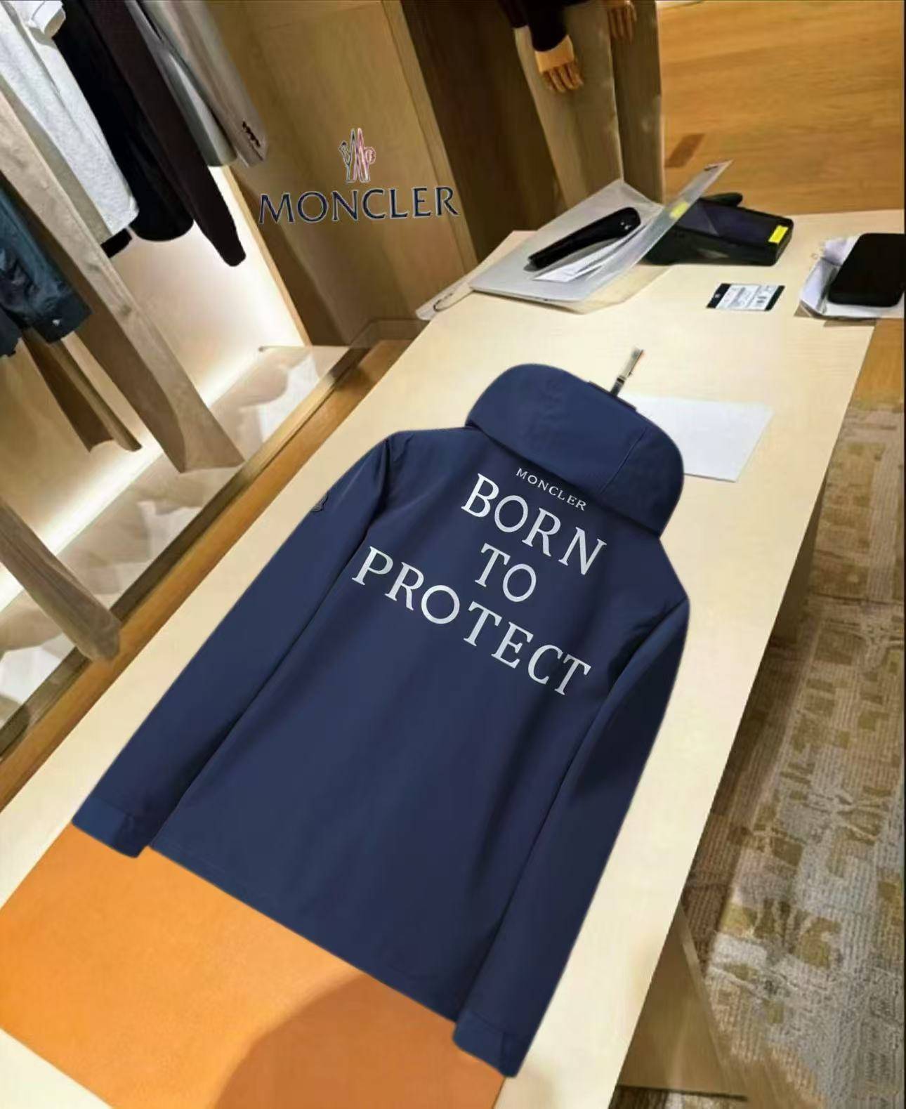MONCLER モンクレール メンズ ジャケット マウンテンパーカー ナイロン キルティング ダブルジップ ブルゾン ネイビー - 画像 17