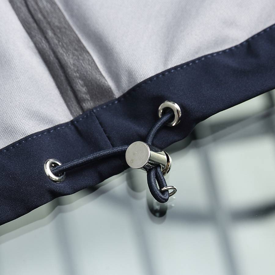 PRADA プラダ メンズ ジャケット マウンテンパーカー ナイロン ロゴワッペン ダブルジップ 秋冬 ブラック - 画像 3