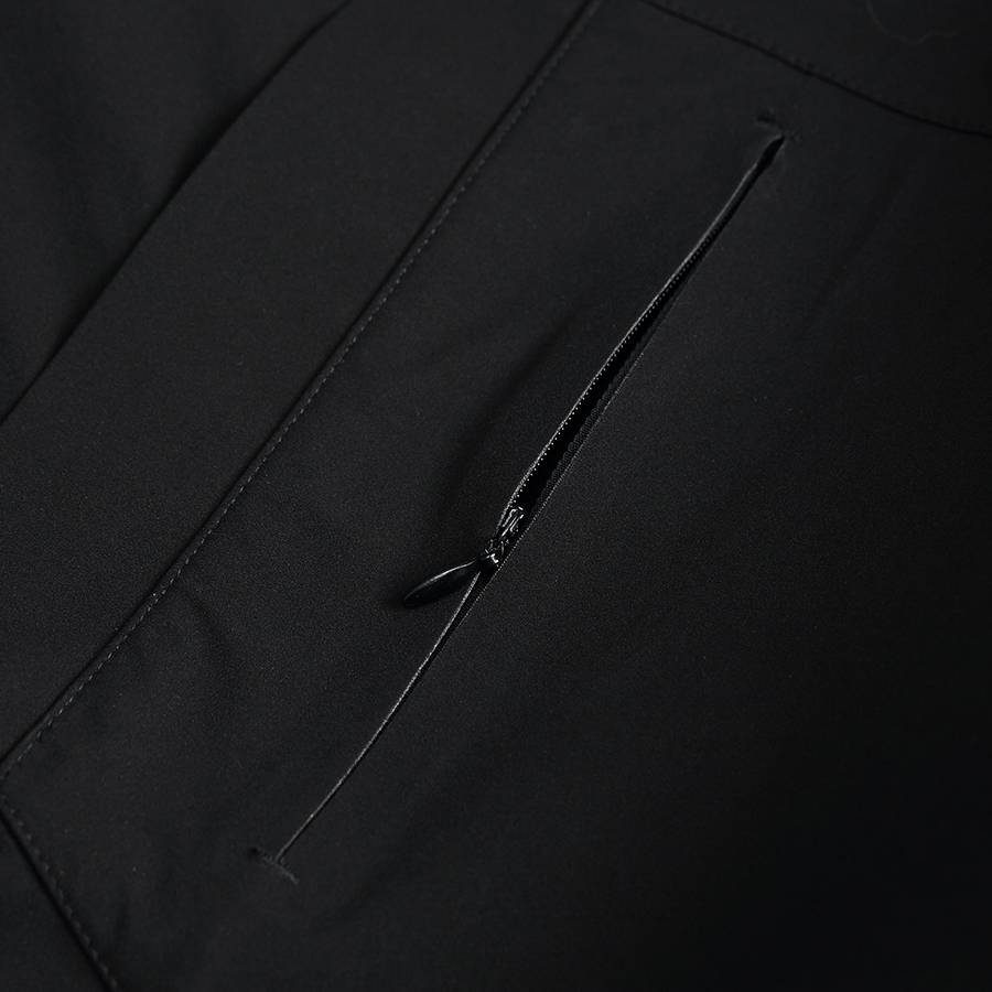 PRADA プラダ メンズ ブルゾン フーデッドジャケット ナイロン ロゴワッペン マウンテンパーカー ブラック M 3XLB2 3210 - 画像 13