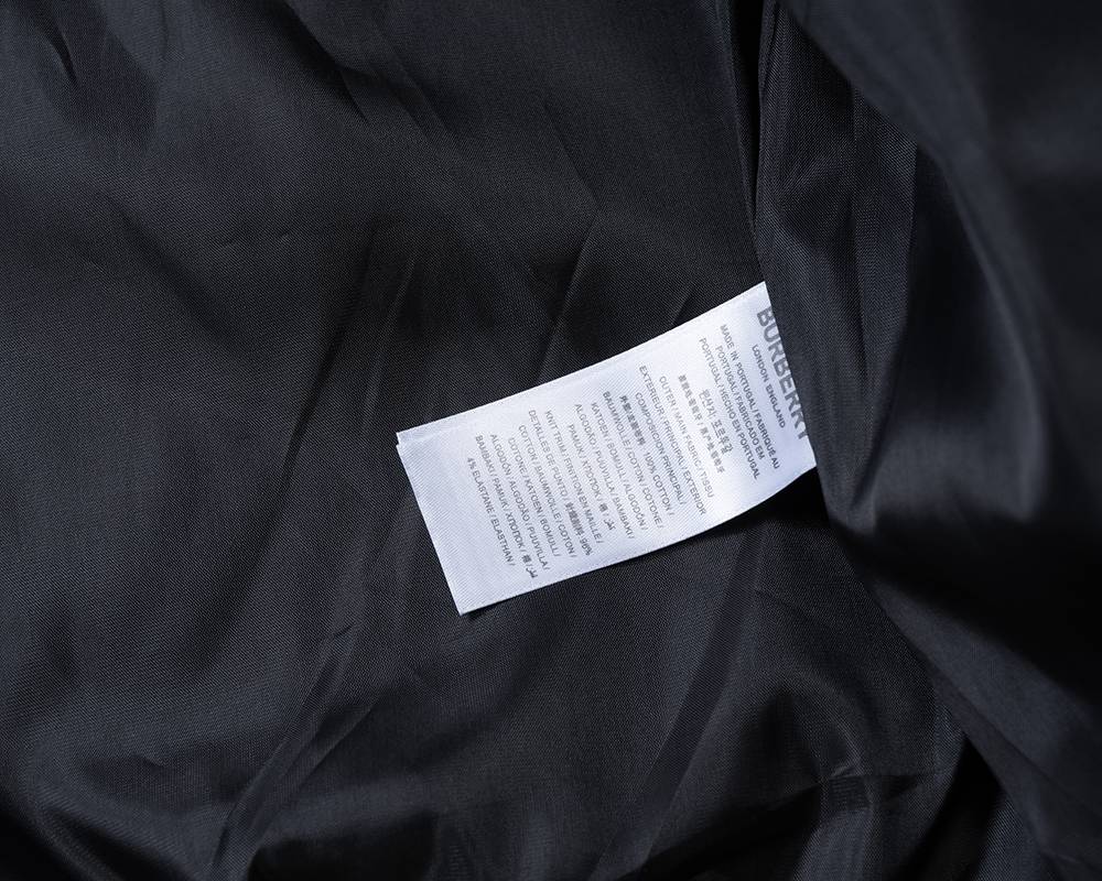 BURBERRY バーバリー メンズ ジャケット ブルゾン MA 1 ボマージャケット ナイロン ロゴワッペン ダブルジップ ブラック M 3XL - 画像 5