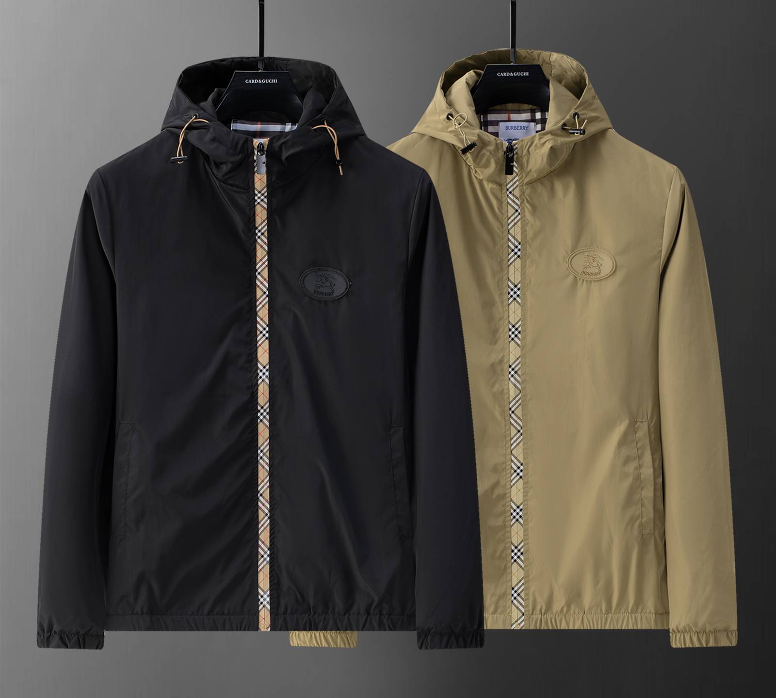 BURBERRY バーバリー メンズ ジャケット ブルゾン MA 1 ボマージャケット ナイロン ロゴワッペン ダブルジップ ブラック M 3XL - 画像 14