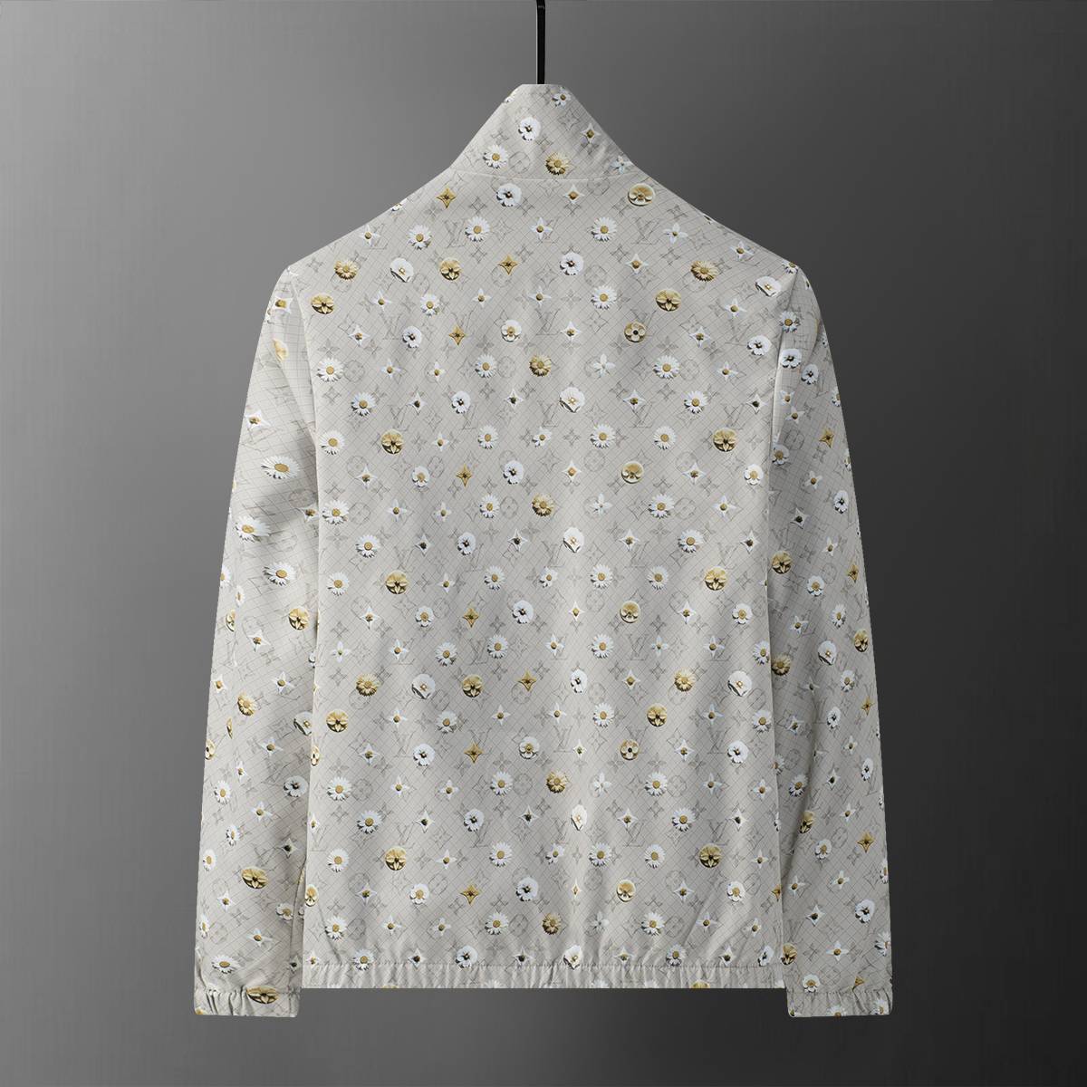 LOUIS VUITTON メンズ ジャケット ブルゾン ナイロン ロゴプリント フーデッドジャケット 秋冬 ブラック - 画像 10