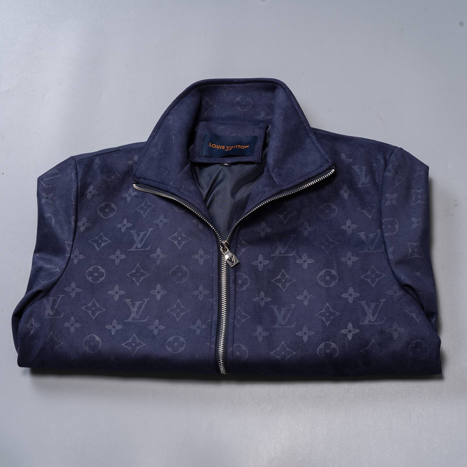 LV メンズ ジャケット ブルゾン MA 1 ナイロン ロゴプリント ダブルジップ フードなし ブラック M 3XL - 画像 8