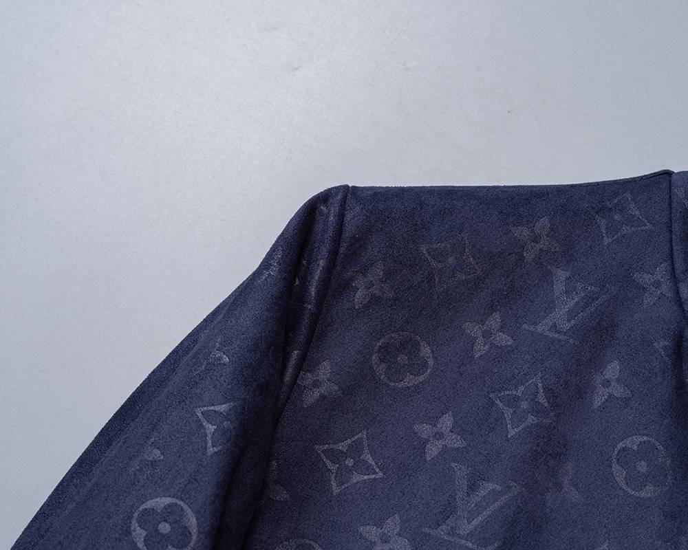 LV メンズ ジャケット ブルゾン MA 1 ナイロン ロゴプリント ダブルジップ フードなし ブラック M 3XL - 画像 11