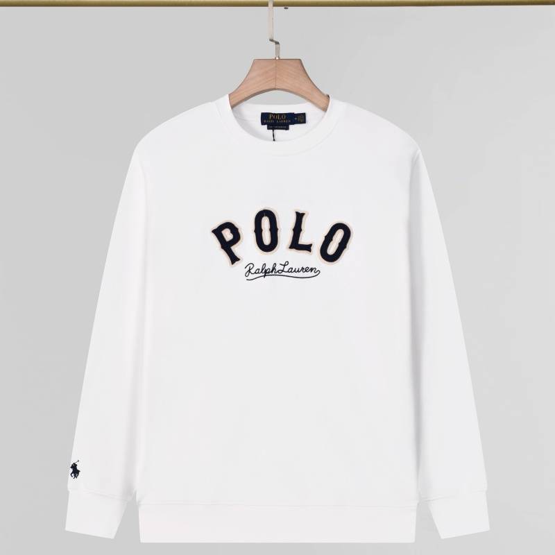 POLO RALPH LAUREN メンズ スウェット トレーナー ロゴプリント クルーネック ヘビーウェイト ブラック - 画像 10