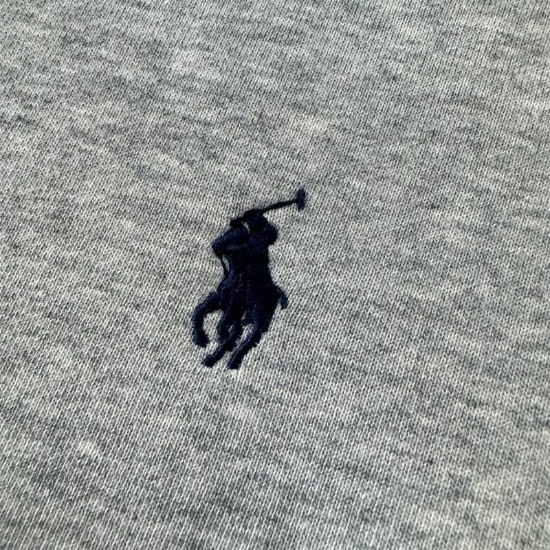 POLO RALPH LAUREN ポロラルフローレン メンズ スウェット トレーナー クルーネックスウェット 胸ロゴ ロゴ刺繍 リブ仕様 ミディアムグレー - 画像 3