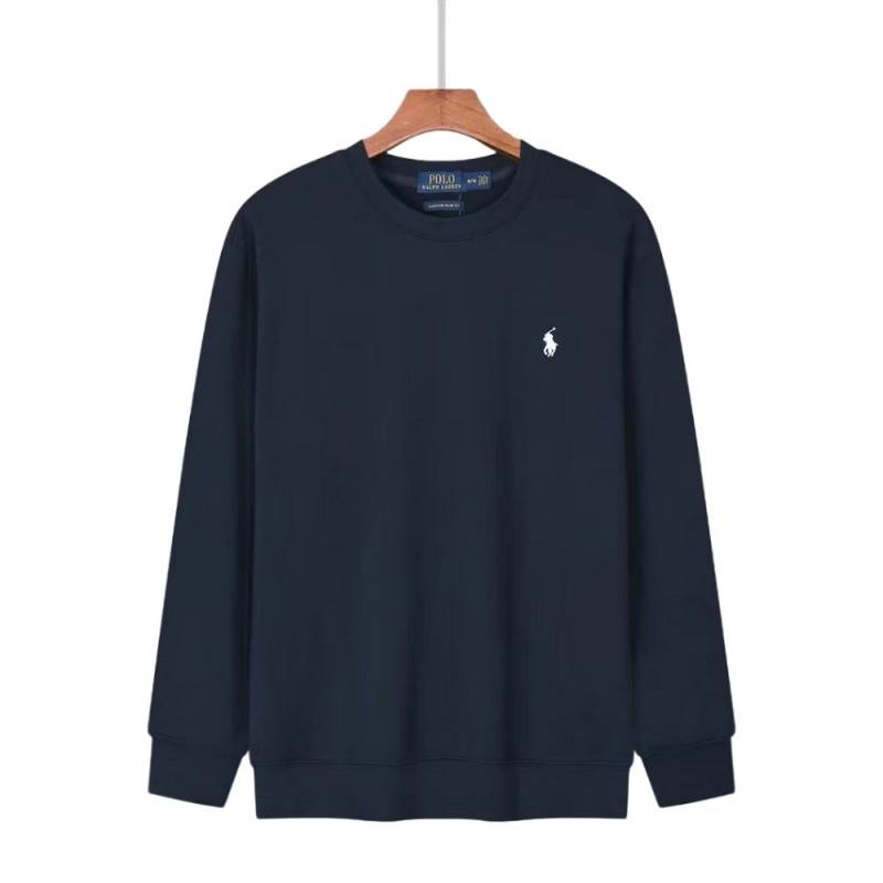 POLO RALPH LAUREN ポロラルフローレン メンズ スウェット トレーナー クルーネックスウェット 胸ロゴ ロゴ刺繍 リブ仕様 ミディアムグレー - 画像 7
