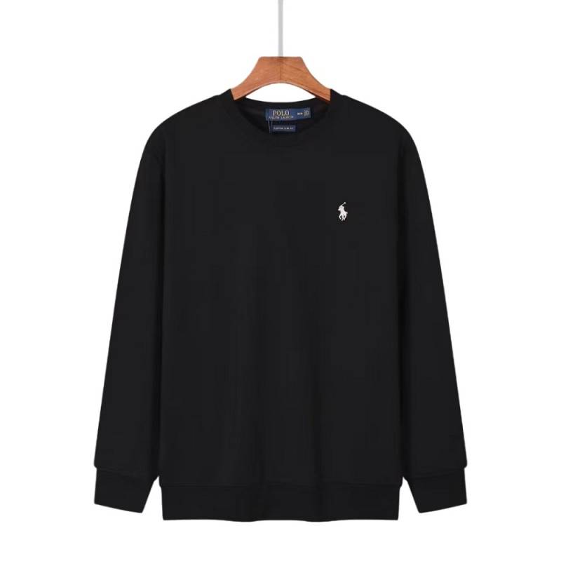 POLO RALPH LAUREN ポロラルフローレン メンズ スウェット トレーナー クルーネックスウェット 胸ロゴ ロゴ刺繍 リブ仕様 ミディアムグレー - 画像 8