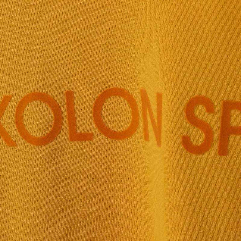 KOLON SPORT コロンスポーツ メンズ スウェット トレーナー クルーネック ロゴプリント ヘビーウェイト フロントロゴ オーバーサイズ オートミール - 画像 5