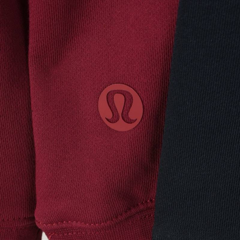 LULULEMON メンズ スウェット トレーナー クルーネックスウェット ロゴプリント フロントロゴ ヘビーウェイト ブラック - 画像 5