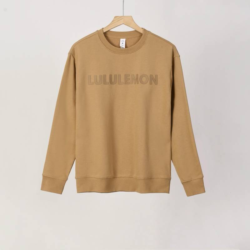 LULULEMON メンズ スウェット トレーナー クルーネックスウェット ロゴプリント フロントロゴ ヘビーウェイト ブラック - 画像 10