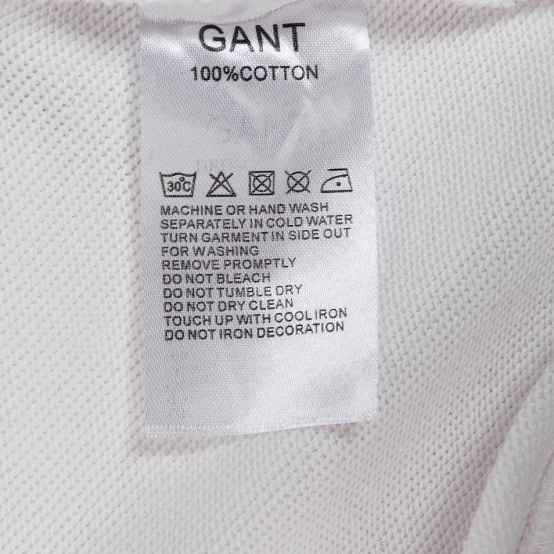 GANT メンズ クルーネックスウェット ロゴプリント フロントロゴ 袋鼠兜 リブ仕様 メンズ レッド - 画像 3